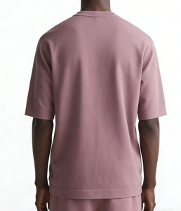 T-shirt Homme Uni en Coton 100% Surdimensionné Personnalisé de Haute Qualité avec Logo Imprimé – Vente en Gros OEM/ODM - Product Image 3