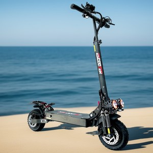 Scooter Eléctrico Portátil de 10 Pulgadas con Doble Motor sin Escobillas de 2400W, Batería de Litio de 48V 21AH y Bloqueo con Llave para Adultos, Disponible en EE. UU. - Product Image 1
