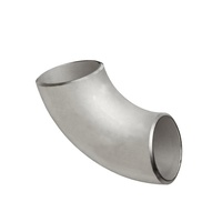 Coude à souder bout à bout sans soudure en acier inoxydable 304/316L, rayon long, PN16 DN, raccord de tuyauterie forgé pour la construction
