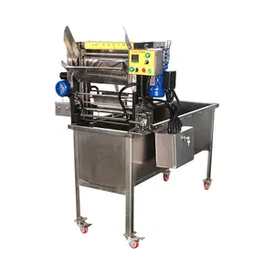 High-efficiency automatic stainless steel apiculture uncapping honey machine for beekeeping