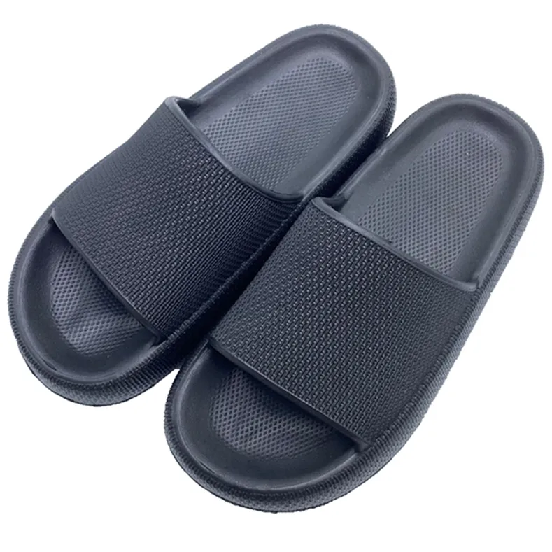 Sandal selop karet tahan air untuk pria, sandal selop musim panas kustom grosir, sandal karet untuk pria