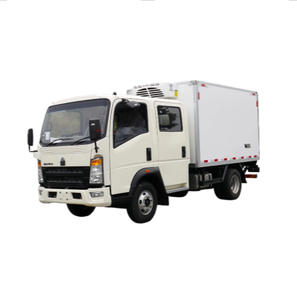 Nouveau <span class=keywords><strong>camion</strong></span> frigorifique HOWO 4x2 double cabine diesel manuel Euro6 de <span class=keywords><strong>5</strong></span> tonnes <span class=keywords><strong>pour</strong></span> le transport de produits alimentaires/viande en chaîne du froid - Product Image 1