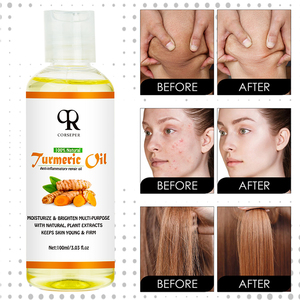 Aceite esencial para el cuerpo de cúrcuma, brillo para el cabello y la piel, aceite esencial para el cuerpo Natural, aceite de masaje para el brillo de la piel - Product Image 1