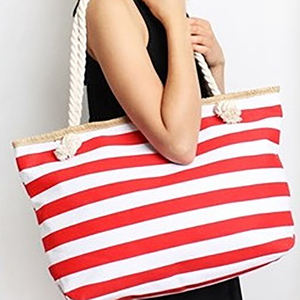 Großhandel OEM Qualität Benutzer definierte Frauen Leinwand Einkaufstasche Damen Große Leinwand Einkaufstasche Mode Schulter Strand tasche Frauen Handtaschen Geldbörse - Product Image 4