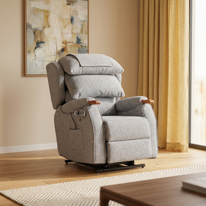 Modern Full Metal Frame Electric Recliner Chair Multifunctional Living Room Leisure <b>Sofa</b> with movable wheels - Product Image 3