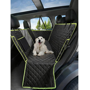 Fundas Impermeables 4 en 1 para Asientos Traseros de Coche para Perros, Hamaca Antiarañazos con Ventana de Malla, Fundas Protectoras para Asientos de Coche para Mascotas - Product Image 1