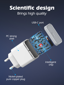 LDNIO Q122 공장 가격 오리지널 PD 27W USB C 타입 C 케이블 전화기 전원 어댑터 PD 고속 충전기 모바일폰 - Product Image 6