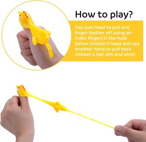 Tirachinas de Goma con Diseño de Pollo Volador, Regalo Divertido para Niños y <span class=keywords><strong>Adultos</strong></span>, Recuerdo para Fiestas Escolares y de Pascua, Novedad - Product Image 3