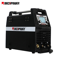 Decapower Inverter IGBT 4 IN 1 MMA TIG MIG Magnet, Mesin Las Portabel Tanpa Gas