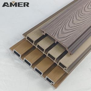 Paneles de Pared WPC de Alta Calidad al por Mayor, Revestimiento Completo de Madera Compuesta WPC Resistente al Agua para Exteriores, Decoración de Paredes en Negro - Product Image 4