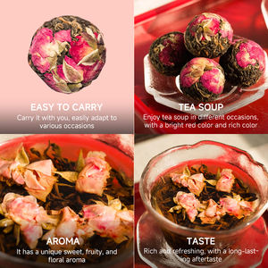 OEM Yunnan Pu'er Xiaotuo fatto a mano drago palla di tè alla rinfusa di fiori artigianali aromatizzati tè dimagrante Detox - Product Image 2