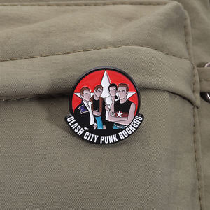 朋克摇滚乐队珐琅别针音乐主题金属胸针翻领背包徽章饰品礼品朋友批发 - Product Image 3