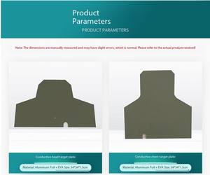 แผ่นเหล็กครึ่งร่างกาย-โลหะผสมความแข็งแรงสูงเกรดทหารเป้าหมายทนต่อแรงกระแทกสำหรับการทดสอบขีปนาวุธ - Product Image 4