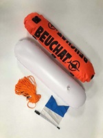 Bouée de pêche sous-marine gonflable double couche en nylon/TPU pour la plongée et la chasse, flotteur de surface FB010