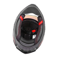 Casque de moto intégral unisexe SMR SMRAD999 avec visière large, certifié 3C, toutes saisons, avec port de boisson intégré, électrique