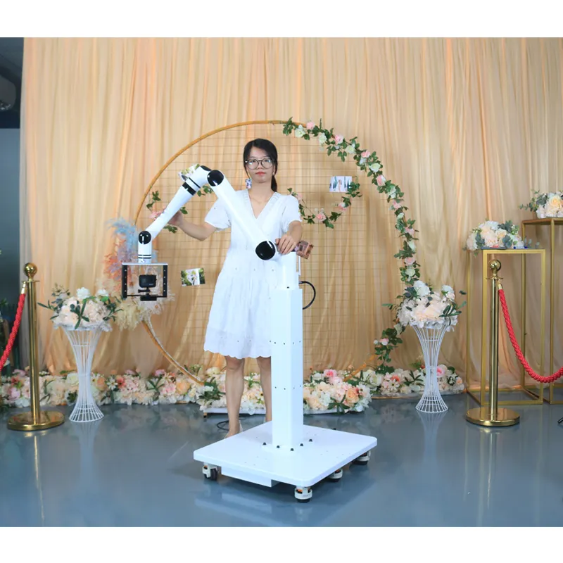 Tự động chụp ảnh điều khiển chuyển động phần mềm Photo Booth Máy cánh tay robot máy ảnh cho làm phim