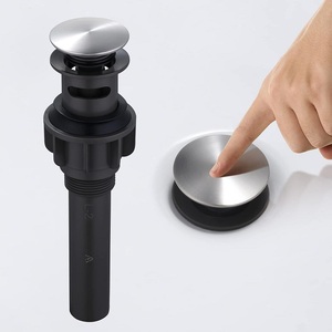 Push and Seal Pop up <span class=keywords><strong>Bouchon</strong></span> de vidange pour <span class=keywords><strong>robinet</strong></span> d'évier de salle de bain Vanité de navire avec <span class=keywords><strong>bouchon</strong></span> d'évier de salle de bain universel - Product Image 3