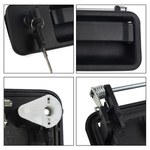 Volvo Truck <b>Door</b> <b>Handle</b> 230mm Black ABS <b>Replacement</b> Part For Medium Heavy Duty Trucks Left Right 20398466L 20398467R - Product Image 5