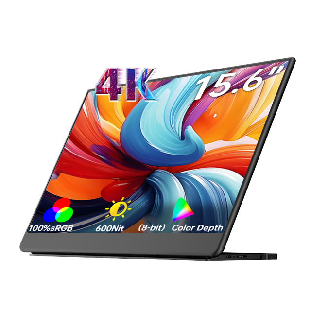 OEM/ODM 15.6 Inch IPS 4K 60Hz Gaming Type C for HDR Touch Screen Foldable Portable Monitor LED Backlit 4ms Response Time