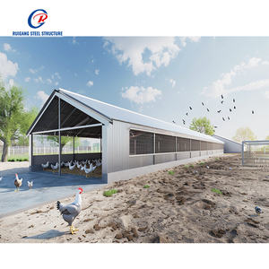 S-hızlı inşa prefabrik çelik çerçeve tavuk evi çiftlik tavuk çiftliği kulubesi tavuk evi için tavuk - Product Image 2