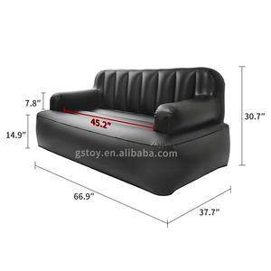 <span class=keywords><strong>Deluxe</strong></span> due posti saltare divano moderno aria più lunga sedia relax gonfiabile doppio divano - Product Image 3