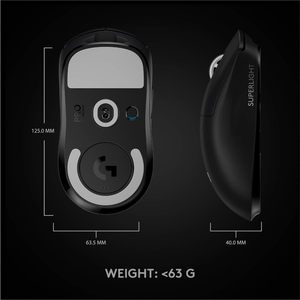Souris de jeu sans fil <span class=keywords><strong>Logitech</strong></span> <span class=keywords><strong>G</strong></span> <span class=keywords><strong>Pro</strong></span> <span class=keywords><strong>X</strong></span> Superlight d'origine en vente chaude souris Ultra lé<span class=keywords><strong>g</strong></span>ère avec souris Esports à capteur Hero 25K - Product Image 5