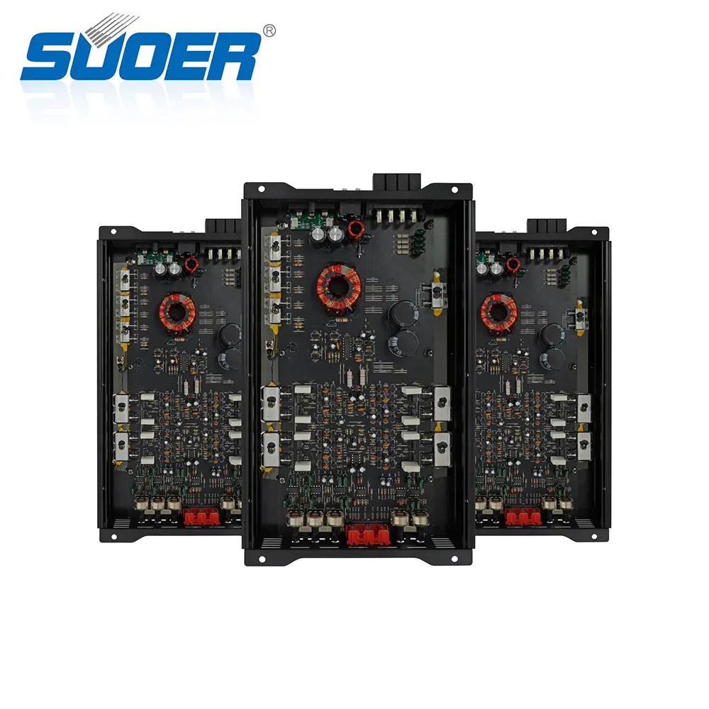 Suoer AR-480 amplificateur audio de voiture 4 canaux classe AB hotsale bon approvisionnement de l'usine chinoise