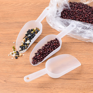 Plastic Shovel 250 Mm <b>White</b> <b>Acrylic</b> For Grain Flour Rice Tea Dried Fruit Popcorn Melon Seeds Supermarket Use - Product Image 1