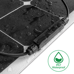 แผงโซลาร์เซลล์แบบยืดหยุ่นรุ่นใหม่ กันน้ำ ประสิทธิภาพสูง 48v 160w สำหรับเรือและ - Product Image 3