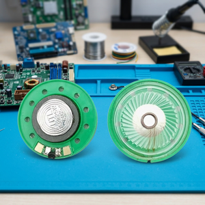 Altavoz UTL Verde de 36 mm con Marco y Cono de Plástico, Certificado ISO9001 y RoHS, Impedancia de 4/8/16/32 Ohmios - Product Image 2