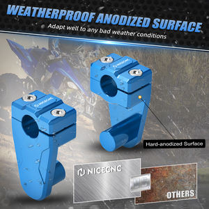 Rehausseurs de guidon pivotants NICECNC de <span class=keywords><strong>2</strong></span> pouces pour Yamaha 7/<span class=keywords><strong>8</strong></span> pouces Raptor 700 700R 2013-2023 2024 2025 2026 1PE-F6111-00-00 - Product Image 6