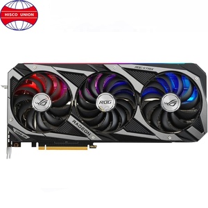 Carte graphique <span class=keywords><strong>ASUS</strong></span> Radeon RX 6800, 16 go, ROG STRIX OC, GDDR6, pour ordinateur - Product Image 1
