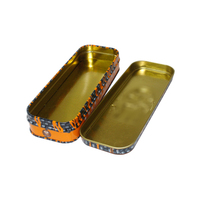 Offre Spéciale personnalisé Noël Cookie Tin Box Rectangulaire Conteneur De Bonbons En Bois pour Gâteau Crayon Chewing-gum Caractéristiques Logo Personnalisé