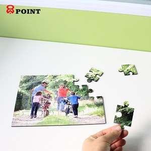 Aile bulmaca oyun MDF süblimasyon boşlukları çocuklar ve yetişkinler için özel baskılı bulmaca - Product Image 6