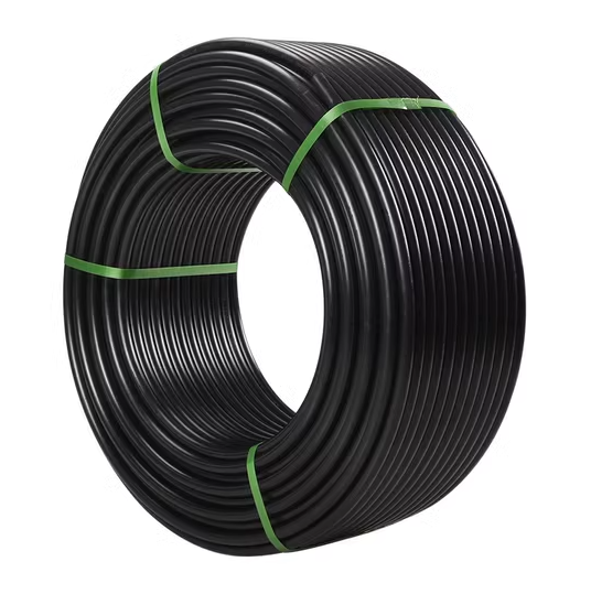 1/'2-дюймовая черная полиэтиленовая рулонная труба HDPE спиральная трубка для орошения и дренажа в сельском хозяйстве