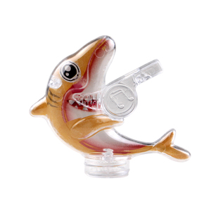 Chine vente en gros nouveau produit Offre Spéciale très drôle pas cher en vrac petits jouets en plastique requin <span class=keywords><strong>poisson</strong></span> sifflet jouet promotionnel pour tube de bonbons - Product Image 2