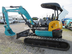 Mini-excavatrice d'occasion de marque japonaise de premier plan U40-6, excavatrice sur chenilles hydraulique de 4,5 tonnes, modèle 40-6, à vendre - Product Image 2