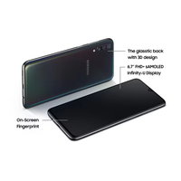 Téléphone Portable d'Occasion Original à 99% en Gros pour Samsung A70 Débloqué Android, Seconde Main