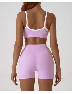 Nuevo Conjunto de Ropa de Yoga Nude con Sujetador Deportivo Ajustado de Spandex y Nylon, Antichoque, para Fitness al Aire Libre y Deportes Transfronterizos - Product Image 4