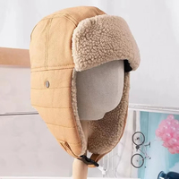 Nuevo Gorro de Invierno Estilo Ushanka, Gorro de Piloto a Prueba de Viento con Orejeras