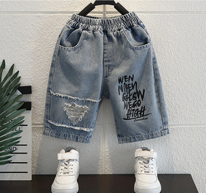 Abito Casual estivo a righe stile occidentale manica corta per bambini <span class=keywords><strong>1</strong></span>-5 anni con motivo a cartone animato - Product Image 6