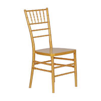 Chaise Chiavari empilable en résine plastique PC acrylique transparente, moderne, écologique, durable, pour salle à manger, usage commercial et style ferme