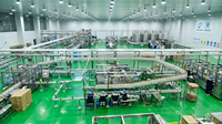 Ligne de production entièrement automatique de confiture et de yaourt, machines de transformation alimentaire industrielles, capacité de 50 à 5000 L par heure