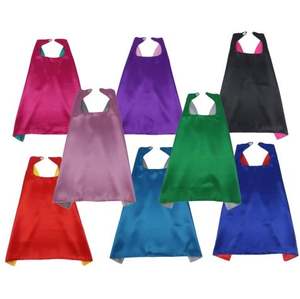 Pronto Stock per adulti per bambini mantelle per festa di Halloween 2 strati 70*70cm logo personalizzato per bambini supereroe mascherina - Product Image 1