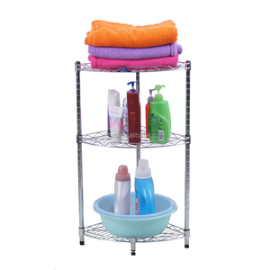 RH-WS303050S Sliver Color <strong>Small</strong> <strong>Shelf</strong> <strong>Corner</strong> Towel <strong>Shelf</strong> Bathroom Triangle <strong>Shelf</strong> - Product Image 3