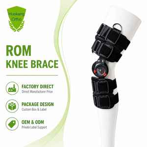 Attelle de genou articulée ROM médicale pour le soulagement de la douleur, support orthopédique réglable post-opératoire. - Product Image 1