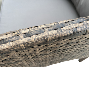 Meubles de jardin, chaises et tables de patio en aluminium, 7 places - Product Image 4