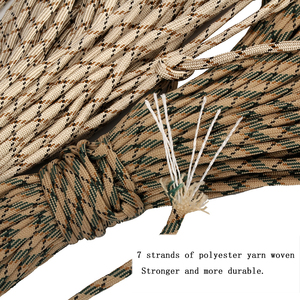 Mehrfarbiges 7-Strang 550 Paracord 30 Meter 750 Geflochtenes Paracord 4mm Polyester-Paracord - Product Image 4