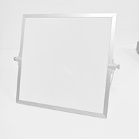Petit tableau blanc effaçable en alliage d'aluminium à double face de 30x40cm