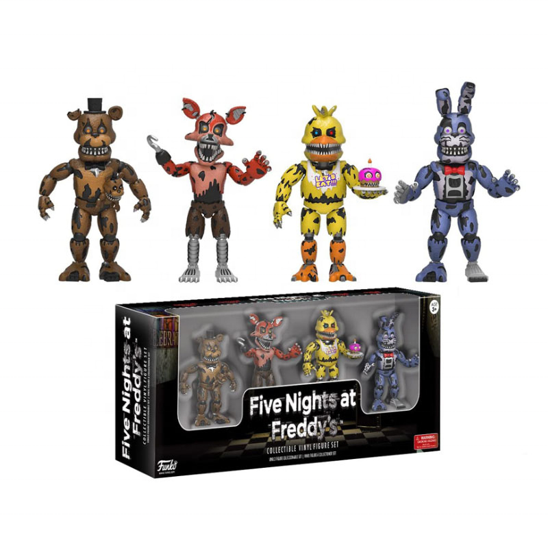 HWA 101656 New arrival Five Nights At Freddy Action Figures 6pcs/pack FNAF Toy Model